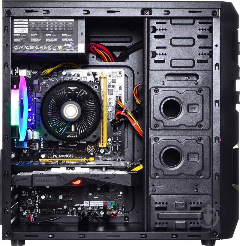 Компьютер персональный Artline Gaming X43 (X43v02) black - фото 5