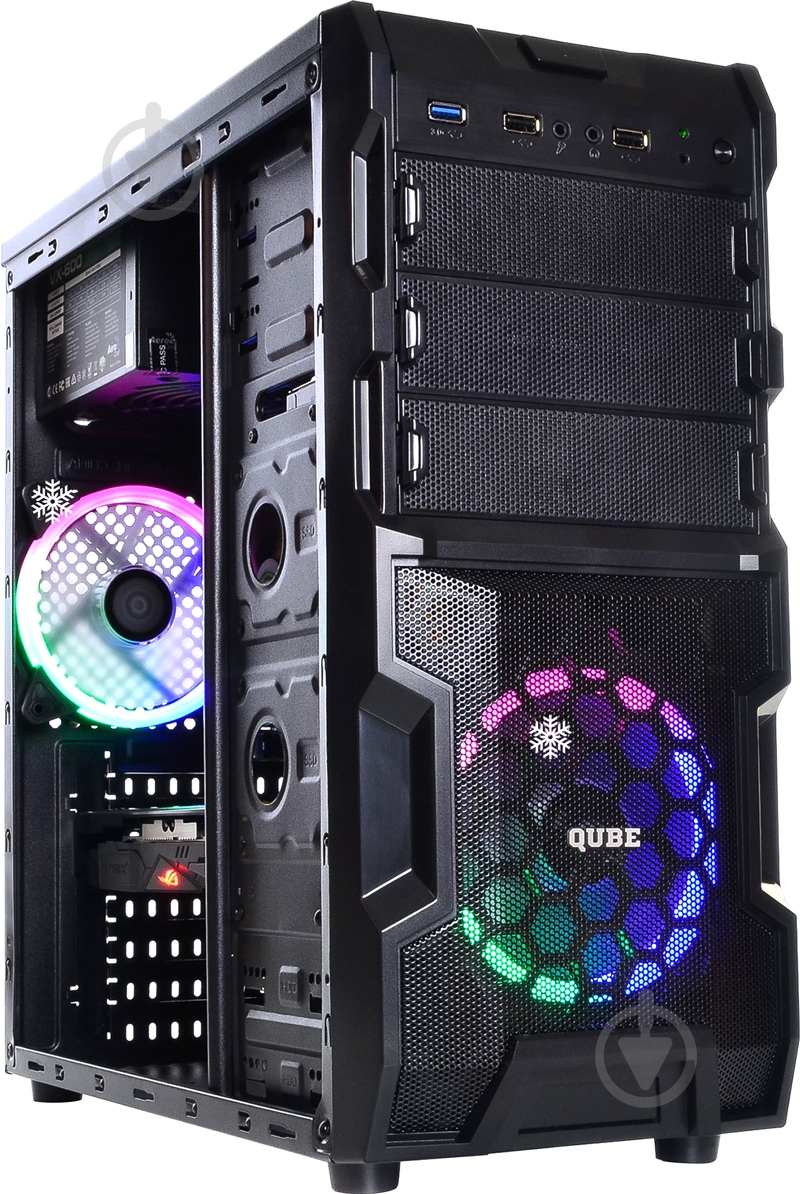 Компьютер персональный Artline Gaming X43 (X43v02) black - фото 3