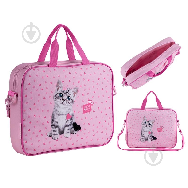 Сумка-портфель А4 589-1 Studio Pets KITE - фото 3