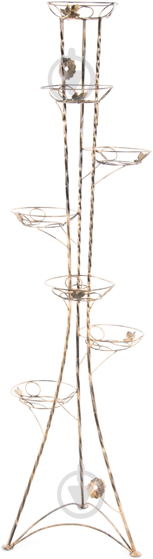 Подставка для растений ВКВ-Сервіс на 7 горшков Башня №7 45х45x175 см - фото 1