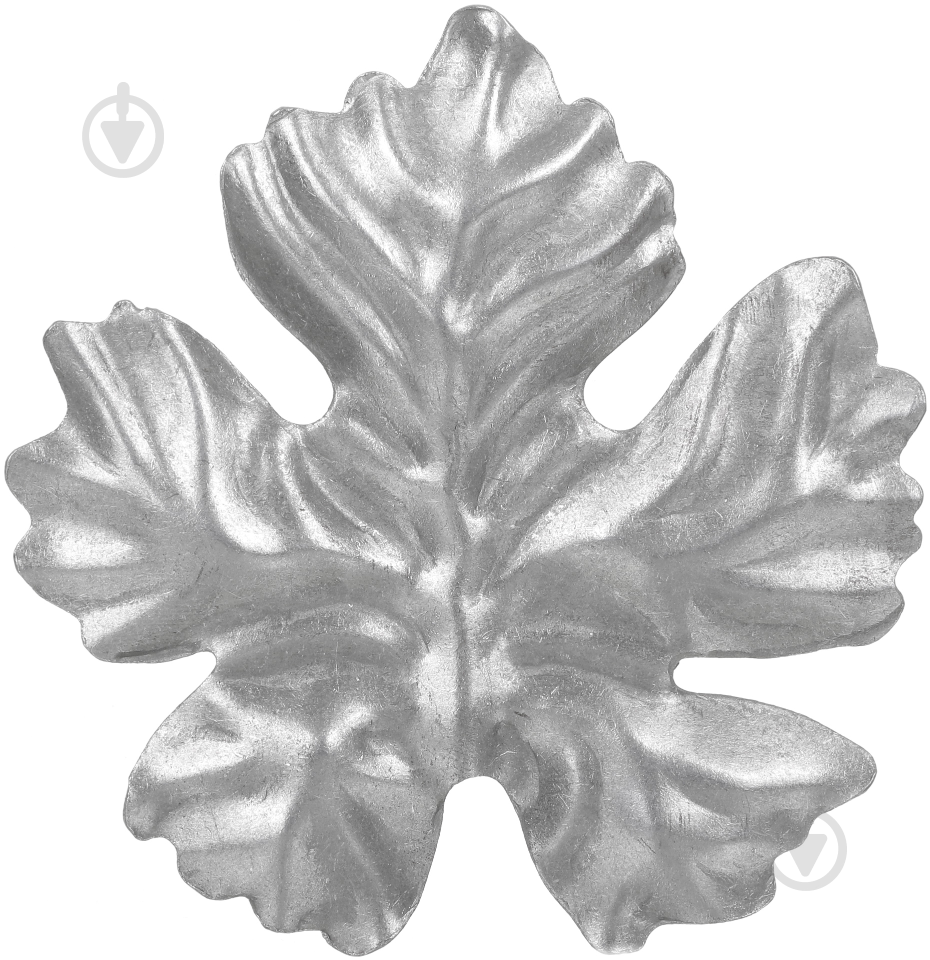 Лист кованый 125х115 мм средний - фото 1