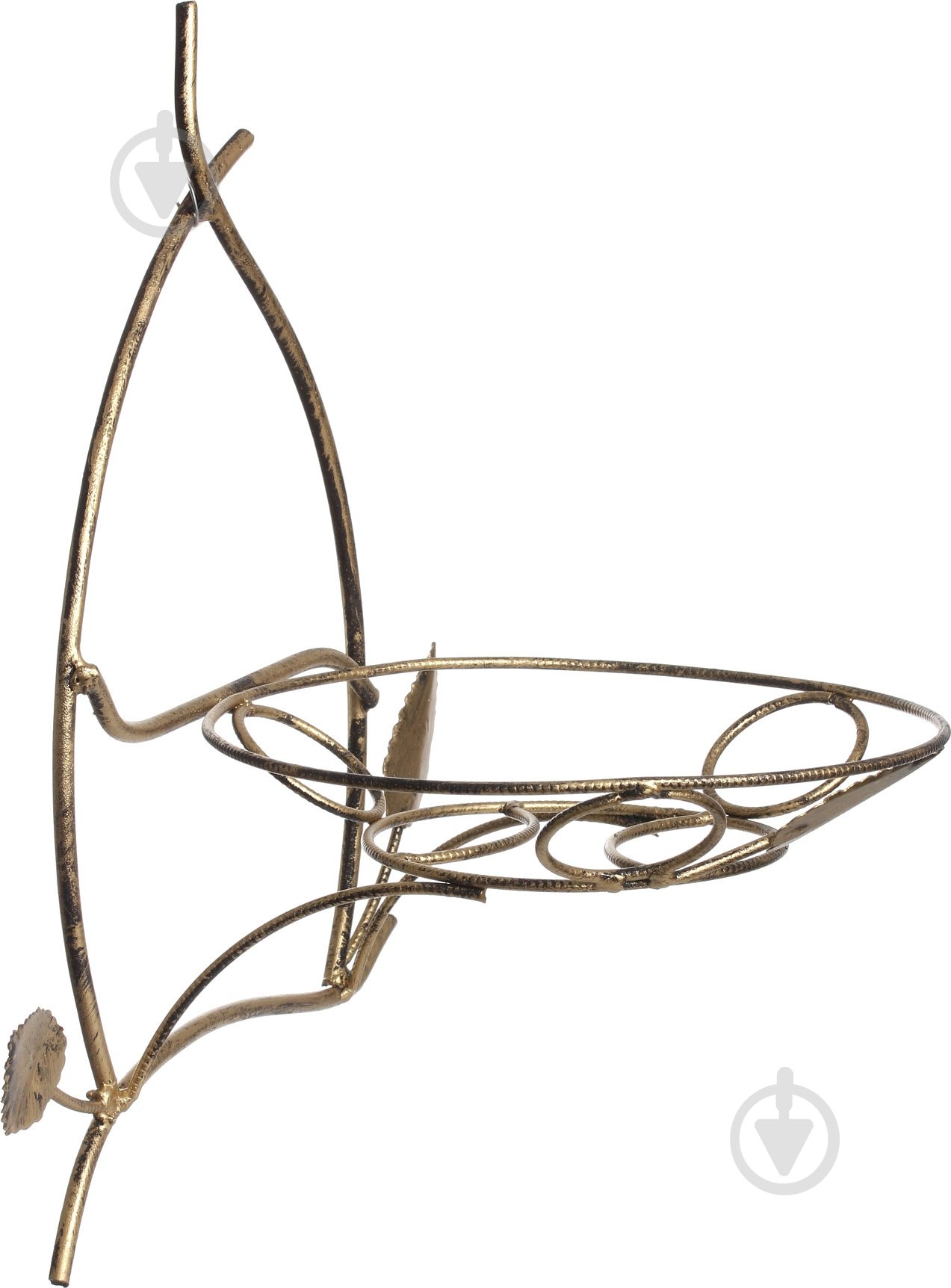 Подставка для растений настенная ВКВ-Сервіс Листья 22х36x30 см - фото 2