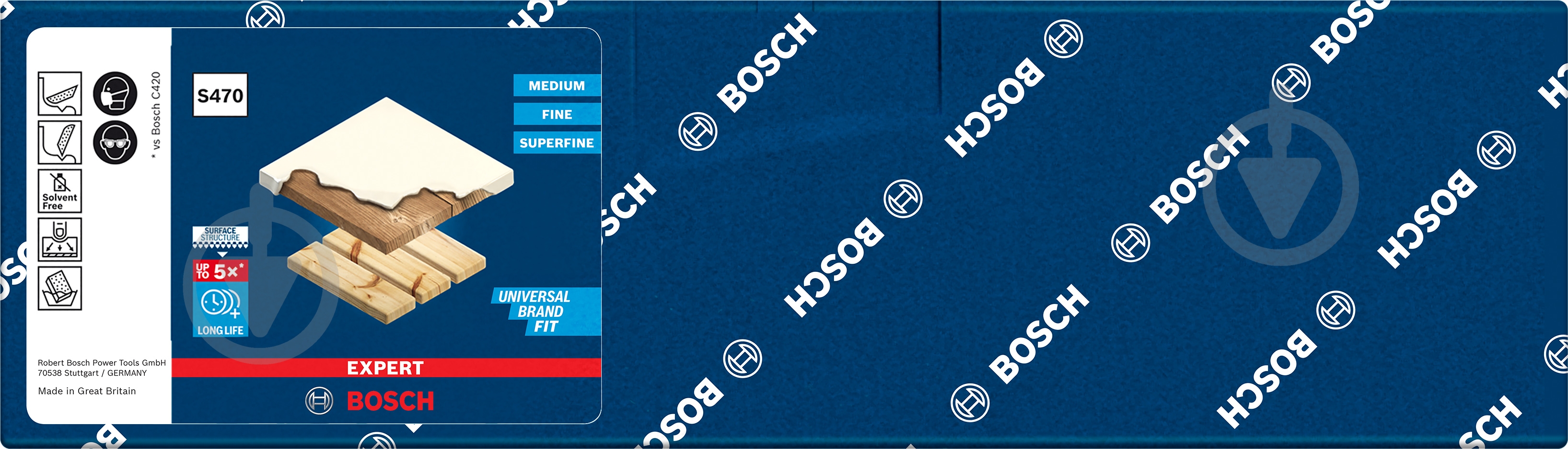 Губка шліфувальна Bosch P470 EXPERT 2608901168 - фото 3