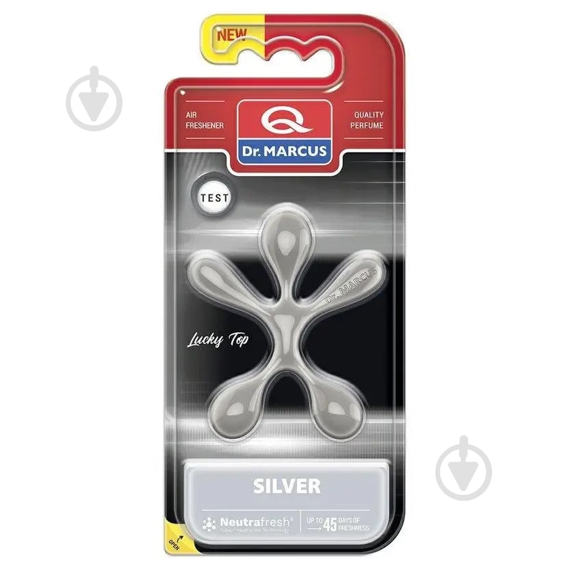 Ароматизатор підвісний Dr.Marcus LUCKY TOP Silver - фото 1