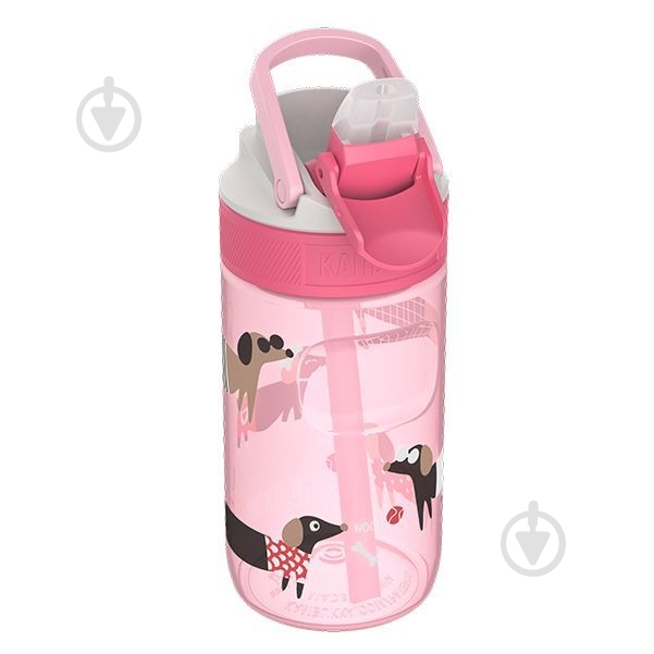 Пляшка для води Kambukka Lagoon kids Diva Dogs 400 мл рожева (11-04056) - фото 1
