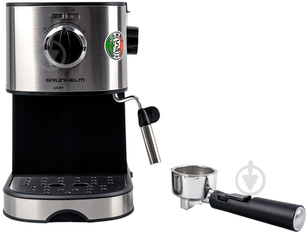Кофеварка рожковая Grunhelm GEC17 - фото 3