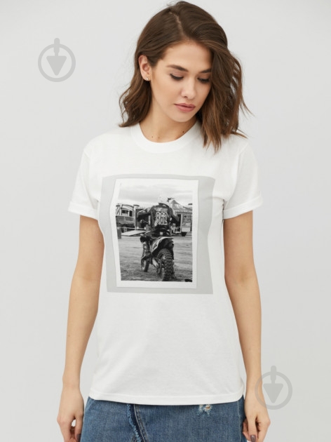Футболка YAPPI WW2217 р.M белый - фото 1