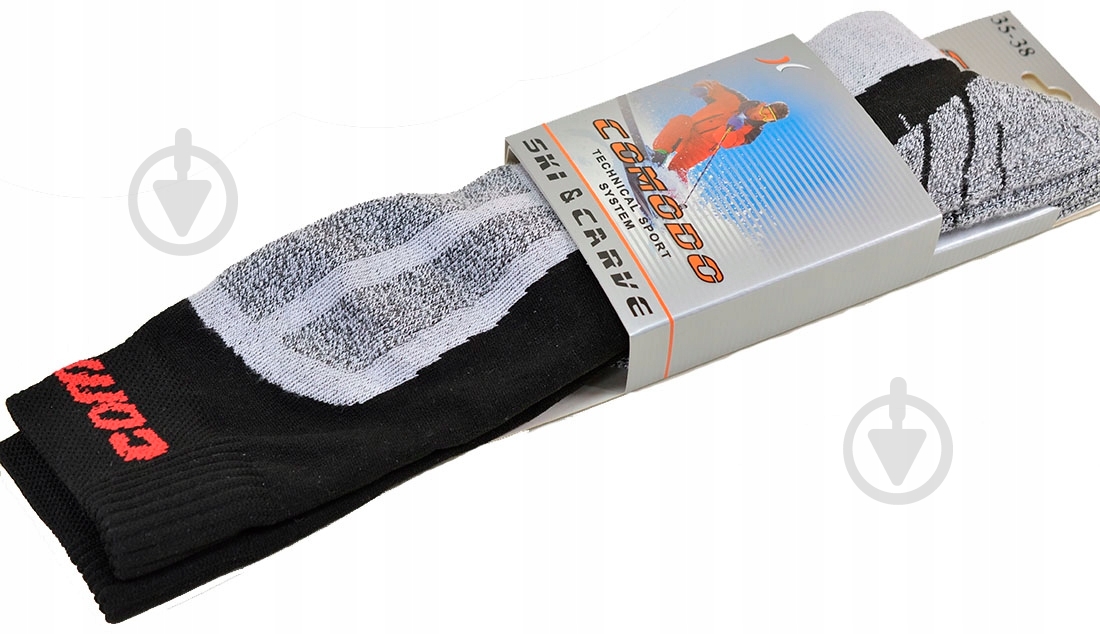 Носки Comodo SKI PERFORMANCE SNT/02 р.35-38 черный - фото 2 Носки Comodo SKI PERFORMANCE SNT/02 р.35-38 черный - фото 2