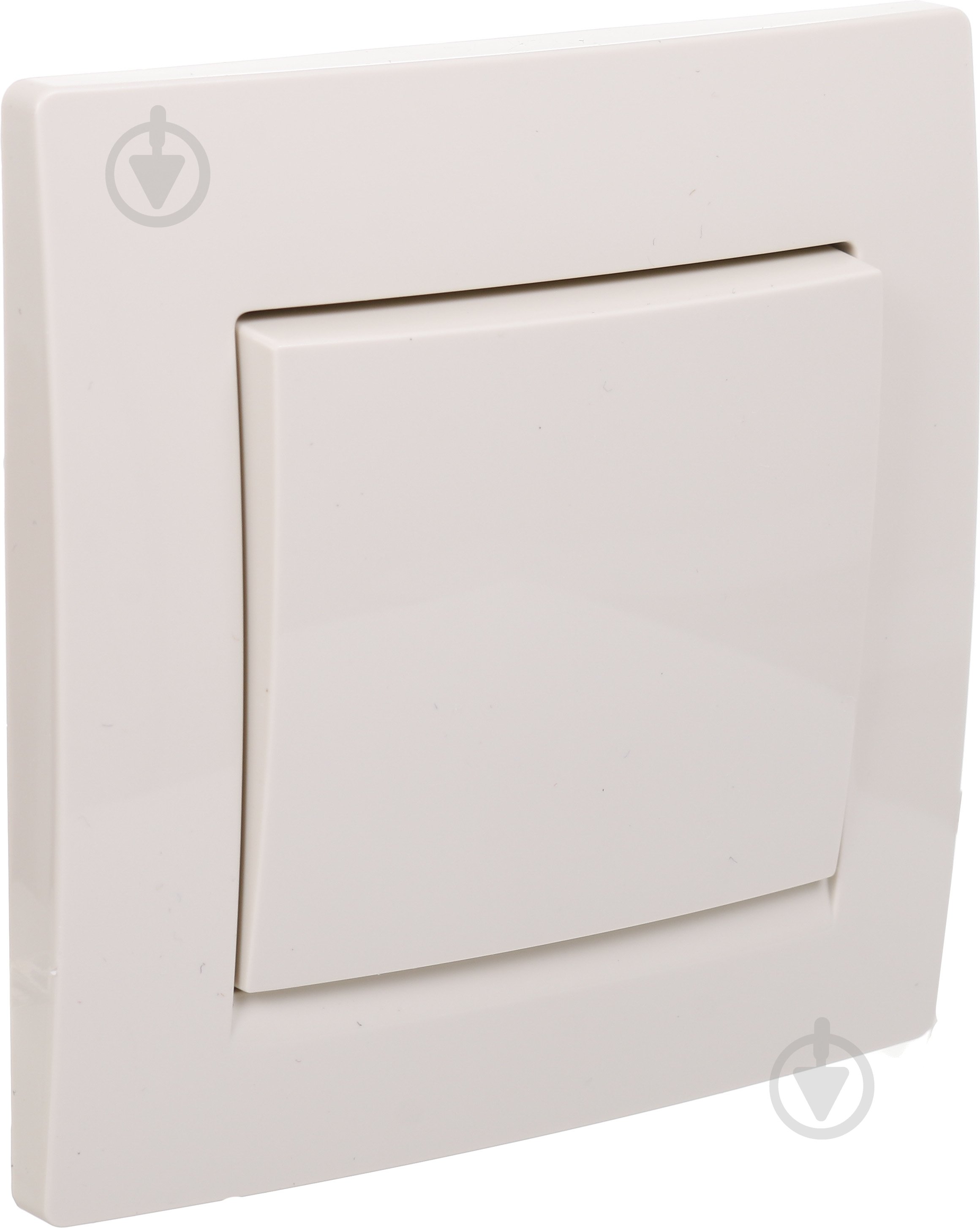 Вимикач одноклавішний одноклавішний UP! (Underprice) One Plus без підсвітки кремовий 706-0303-100 - фото 2