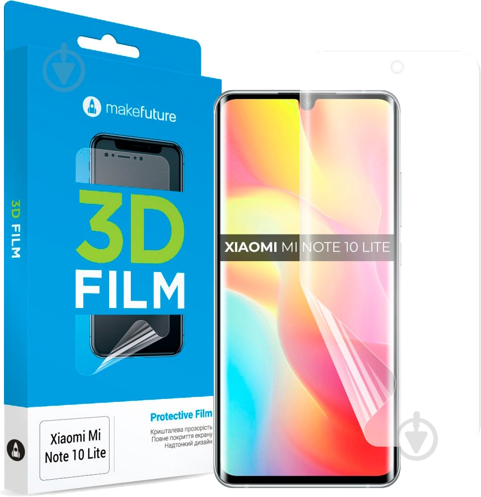 Защитная пленка MakeFuture для Xiaomi Mi Note 10 Lite 3D Film (MFT-XMN10L) - фото 1