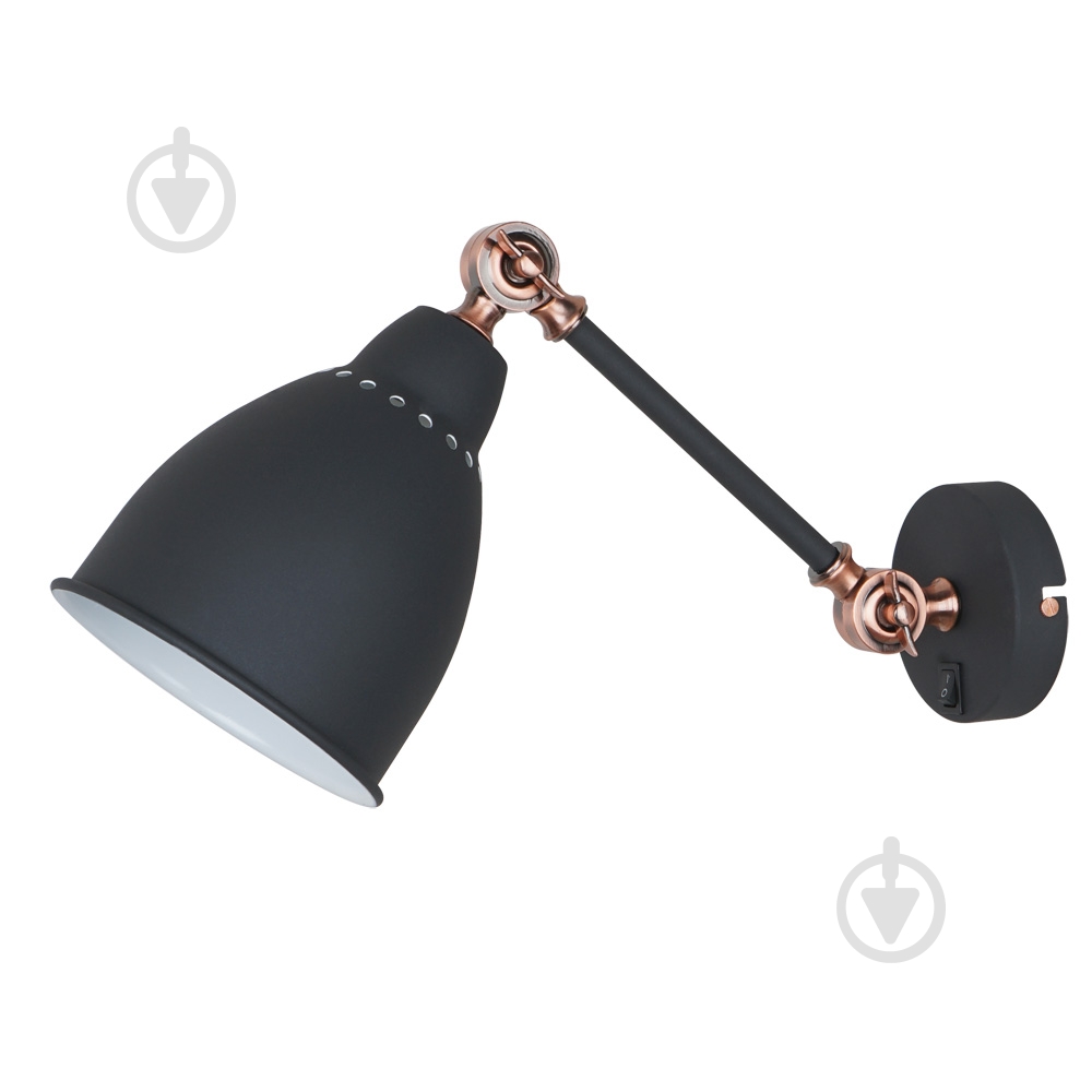 Бра Arte Lamp 1x60 Вт E27 графіт A2054AP-1BK - фото 1