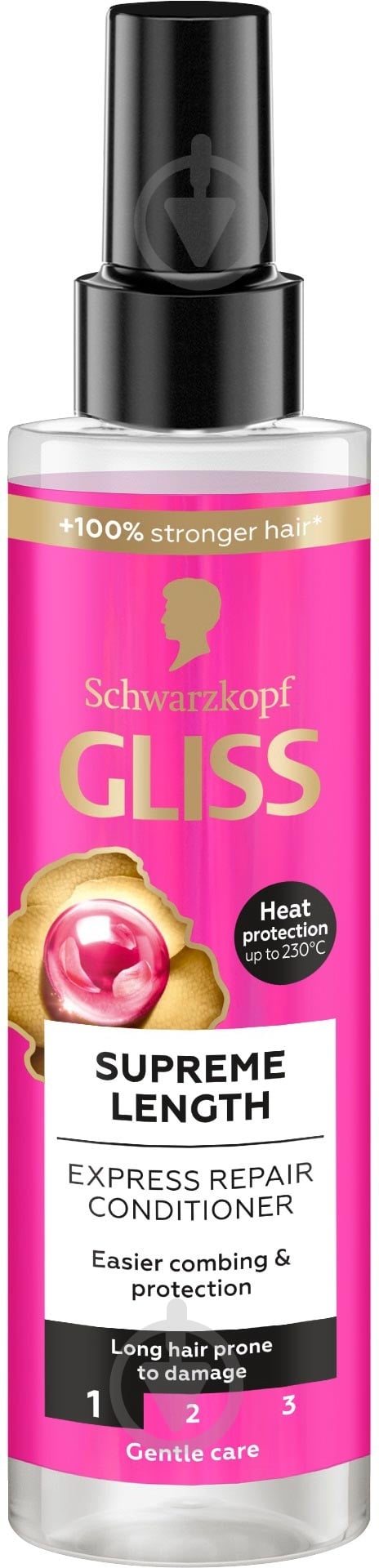 Експрес-кондиціонер GLISS для довгого схильного до пошкоджень та жирності волосся 200 мл - фото 1
