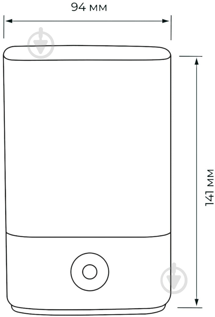 Настольная лампа соляная Luna Home 3 Вт белый ALT-M4W - фото 8