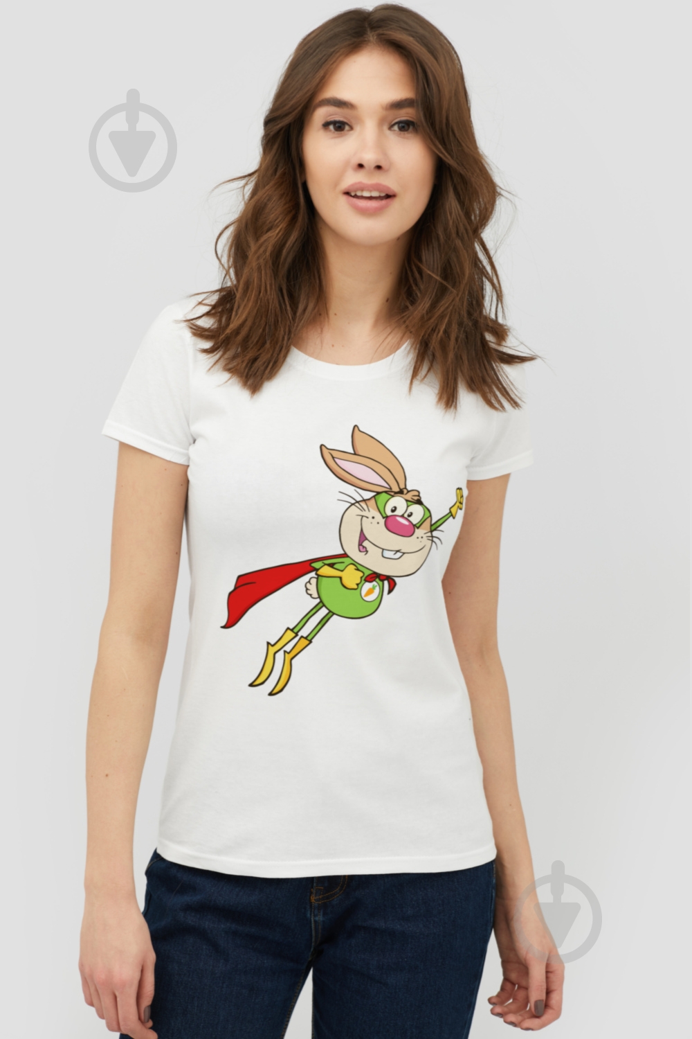 Футболка YAPPI Basic WW1242 р.XL белый - фото 1 Футболка YAPPI Basic WW1242 р.XL белый - фото 1