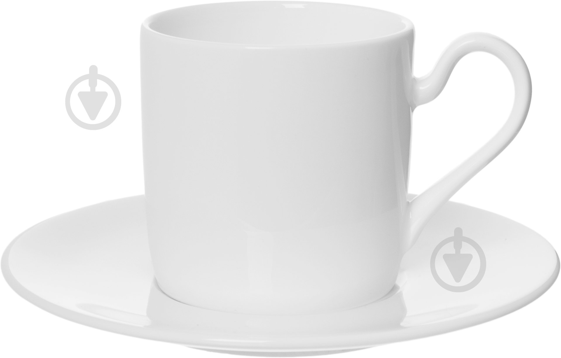 Чашка з блюдцем Fiora Classic 100 мл - фото 1