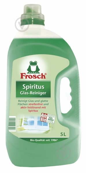 Засіб миючий для скла та дзеркал Frosch Спиртовий 5 л - фото 2