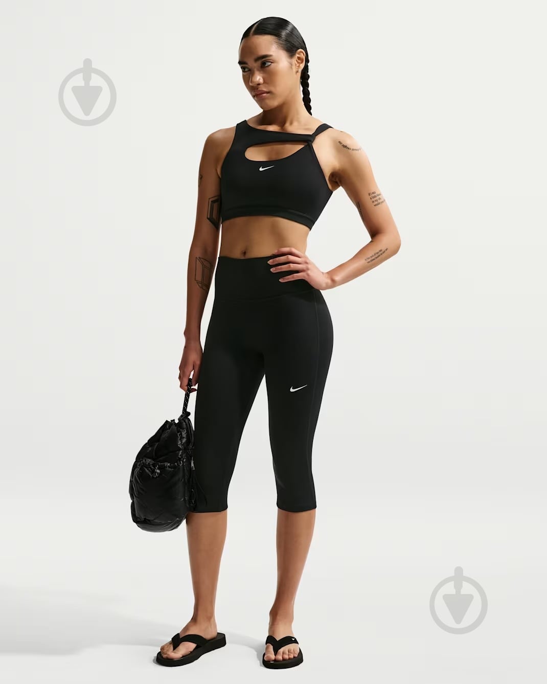 Лосины Nike IO1281-010 р.S черный - фото 2
