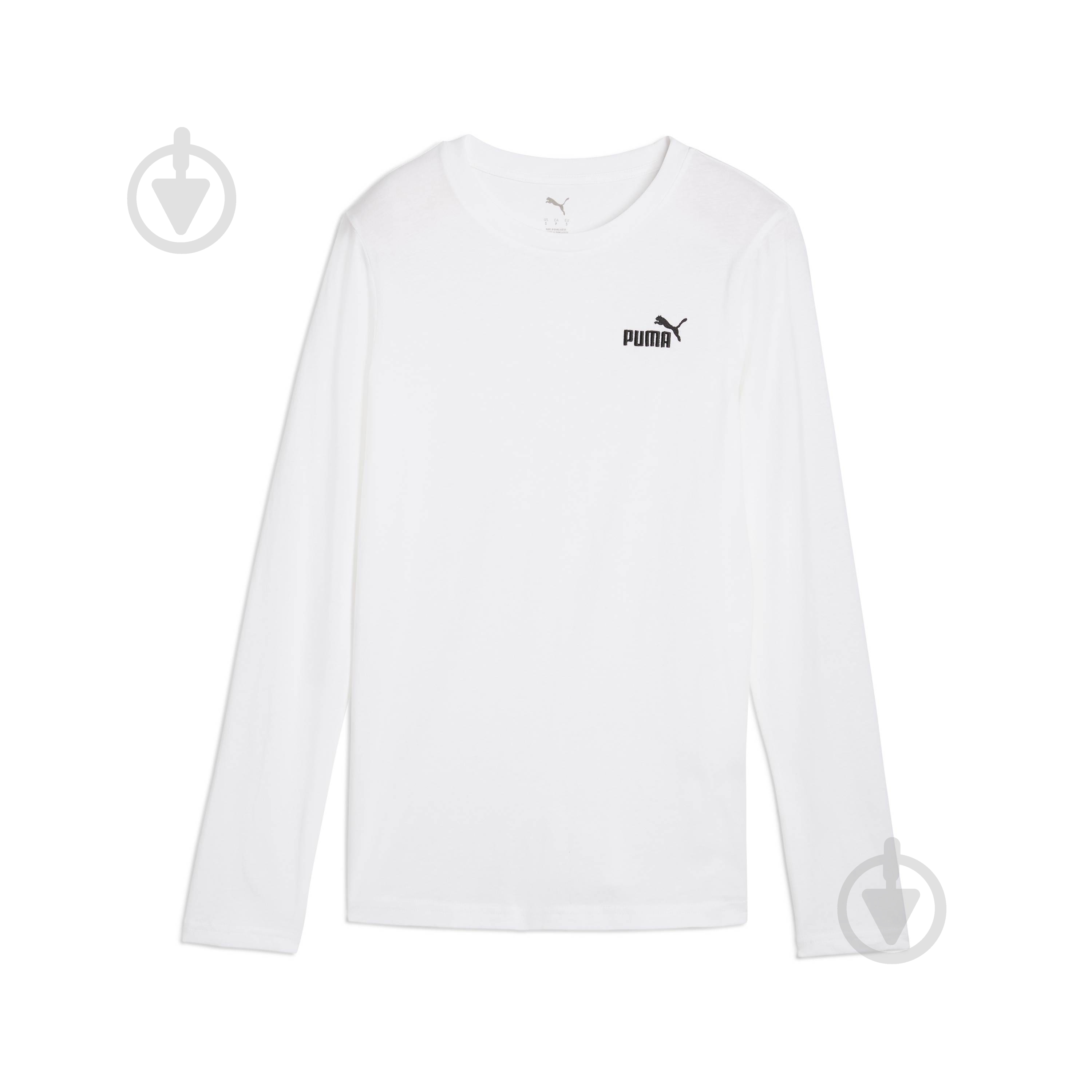 Футболка Puma ESS Small No. 1 Logo Longsleeve Tee 68238002 р.XS белый - фото 1 Футболка Puma ESS Small No. 1 Logo Longsleeve Tee 68238002 р.XS белый - фото 1
