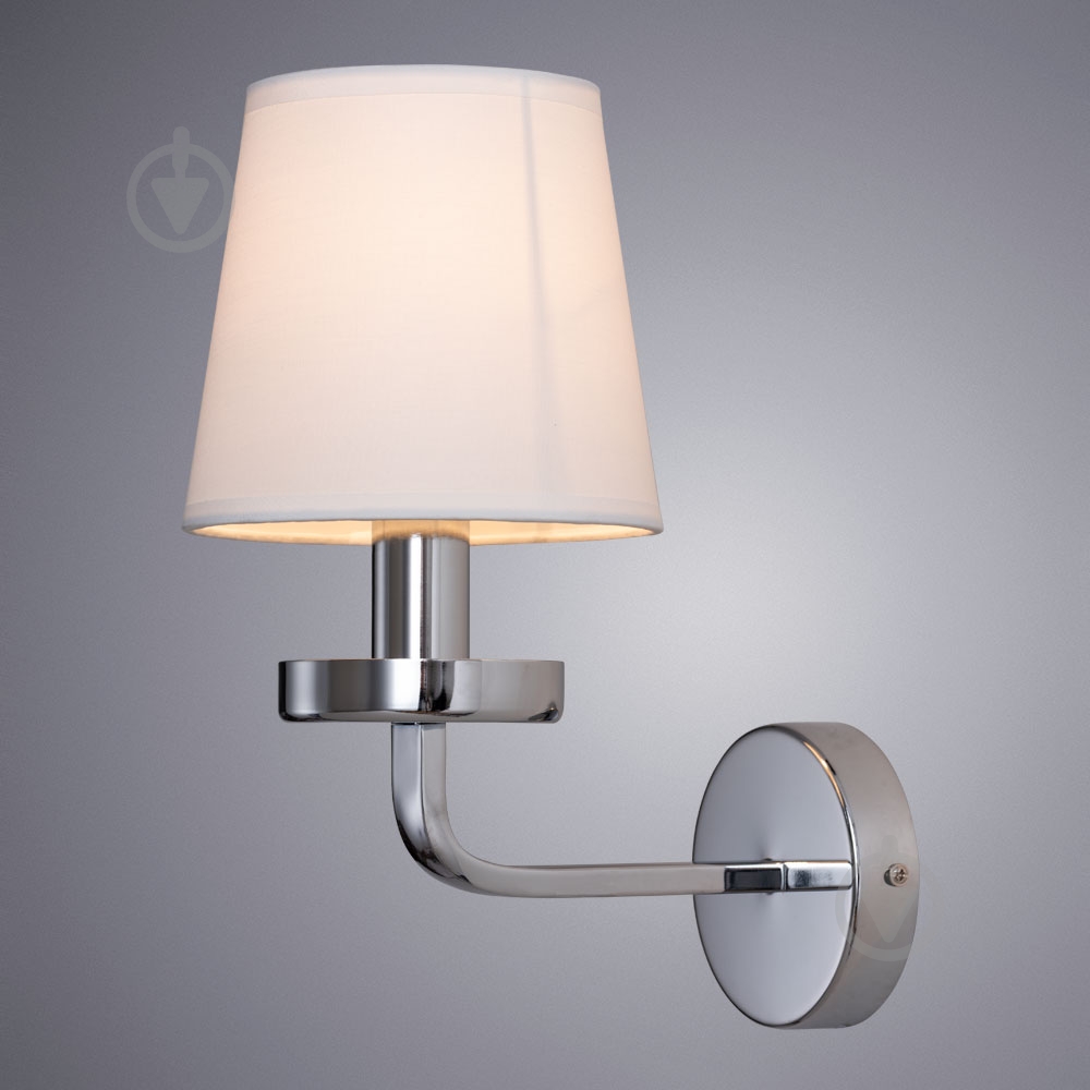 Бра Arte Lamp 1x60 Вт E14 білий/хром A3260AP-1CC - фото 2