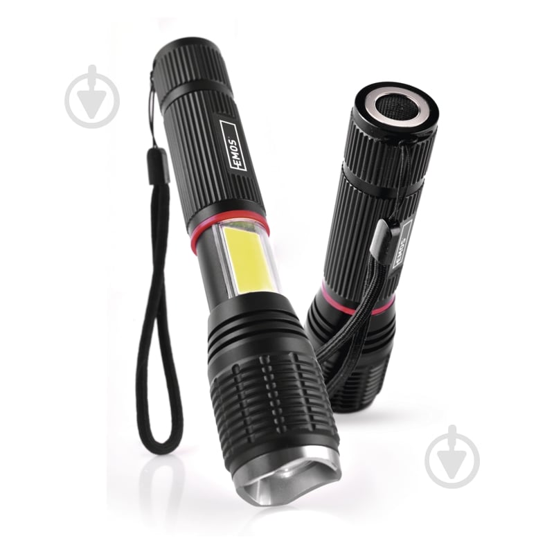 Фонарь Emos P3111 P3111 5W LED + 3W COBб 230 lm Focus черный - фото 2