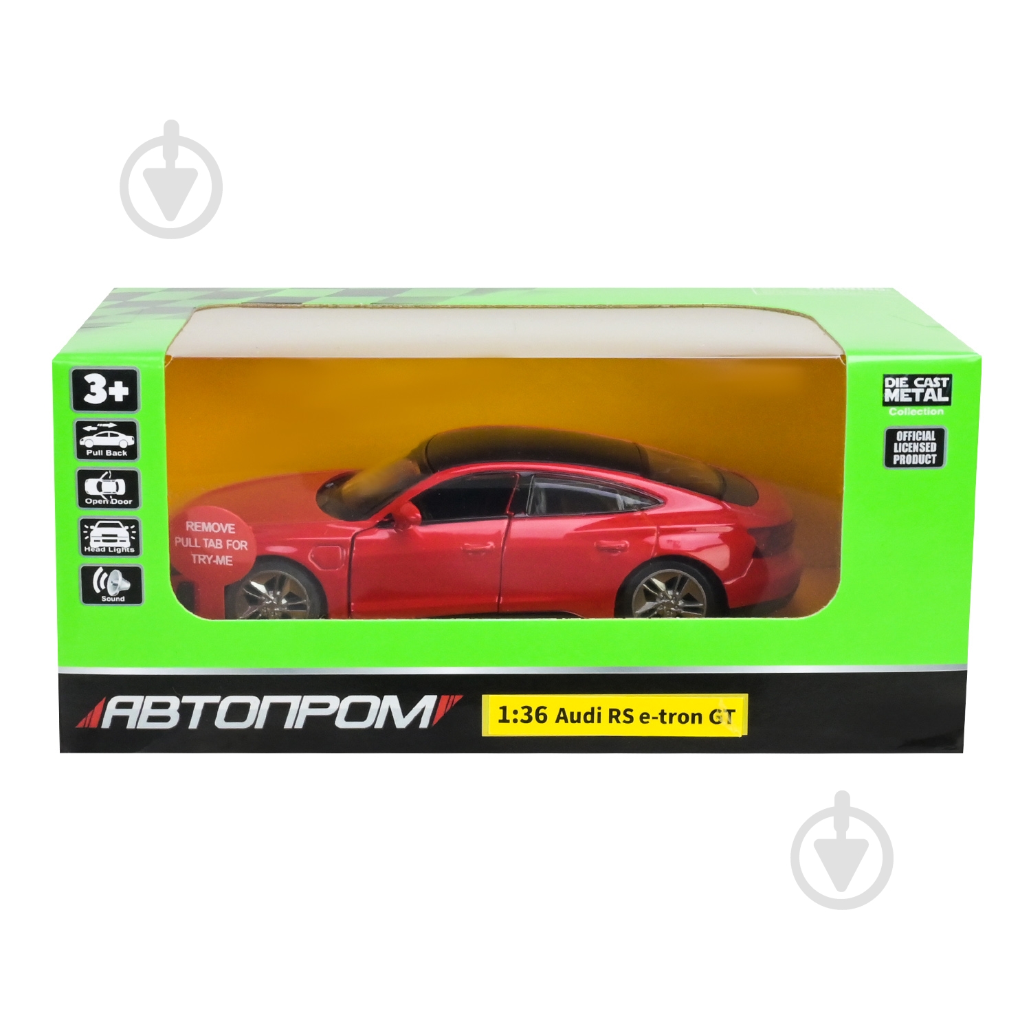 Машинка Автопром 1:36 Audi E-tron GT 68721 - фото 8