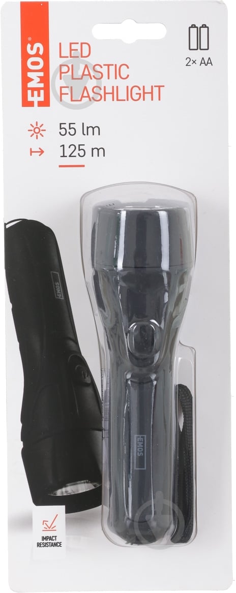 Фонарь Emos LED P3210 55Lm 2хAA 55 Lm черный P3210 - фото 5