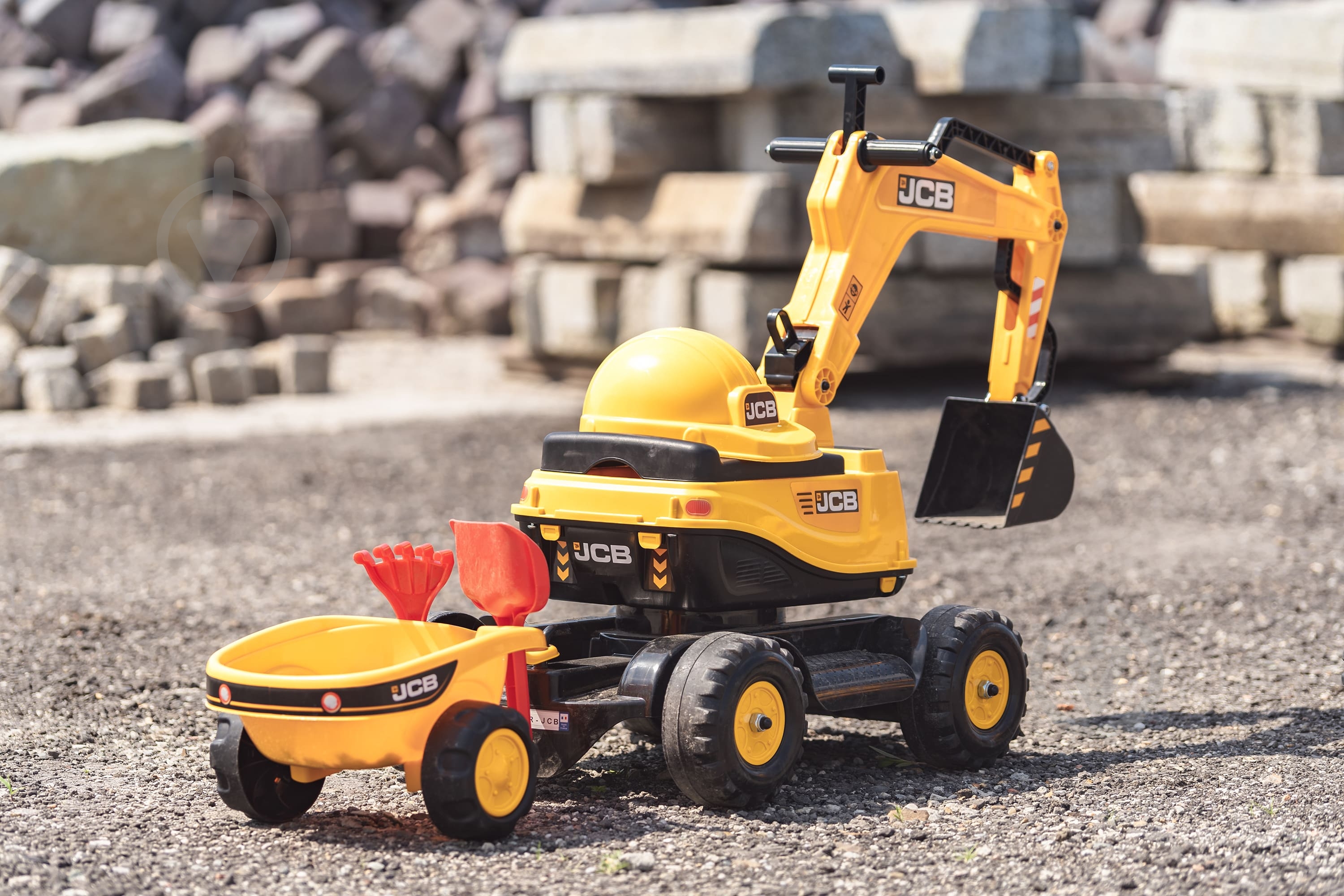 Екскаватор Falk 135A JCB жовтий 135A - фото 2