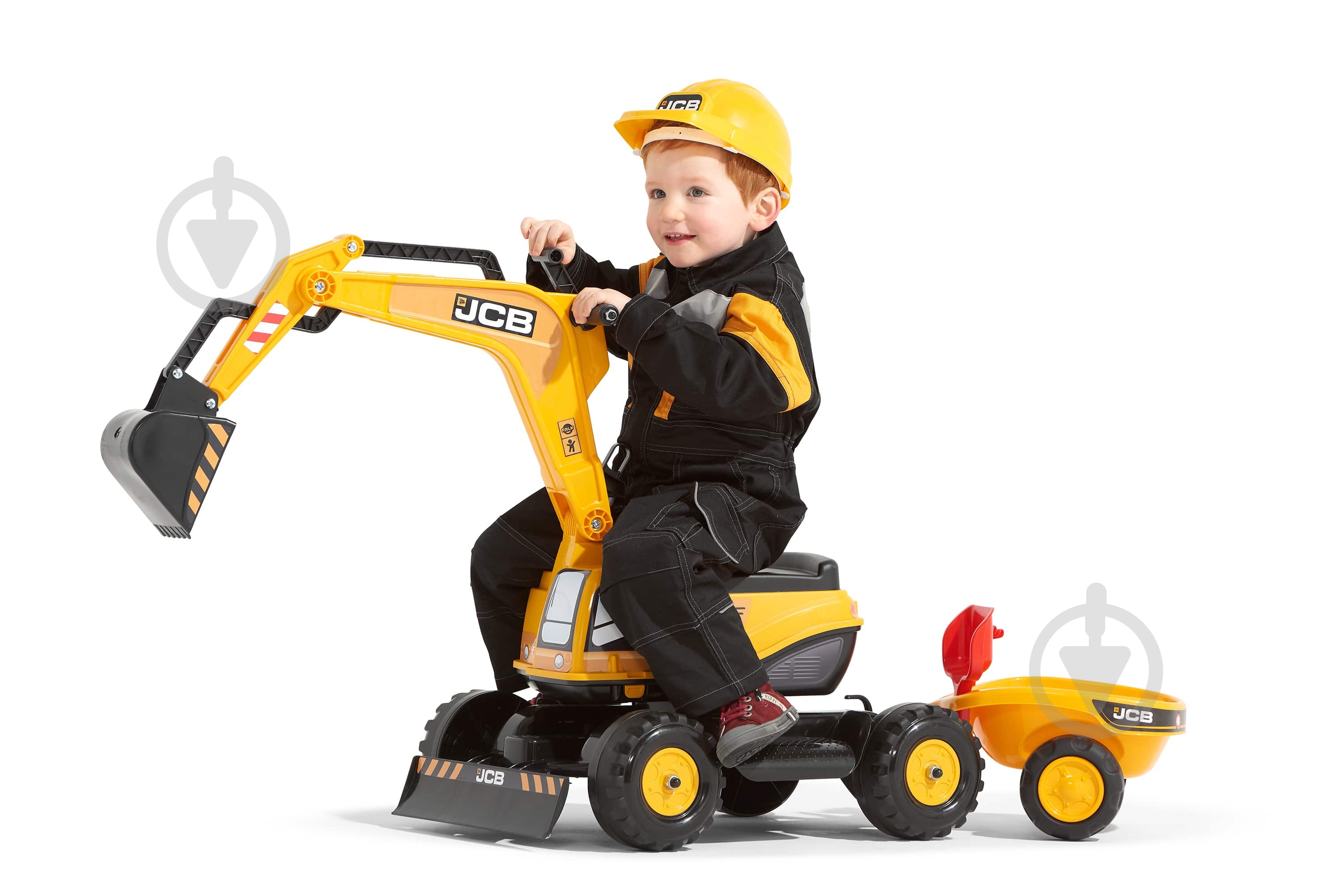 Екскаватор Falk 135A JCB жовтий 135A - фото 4