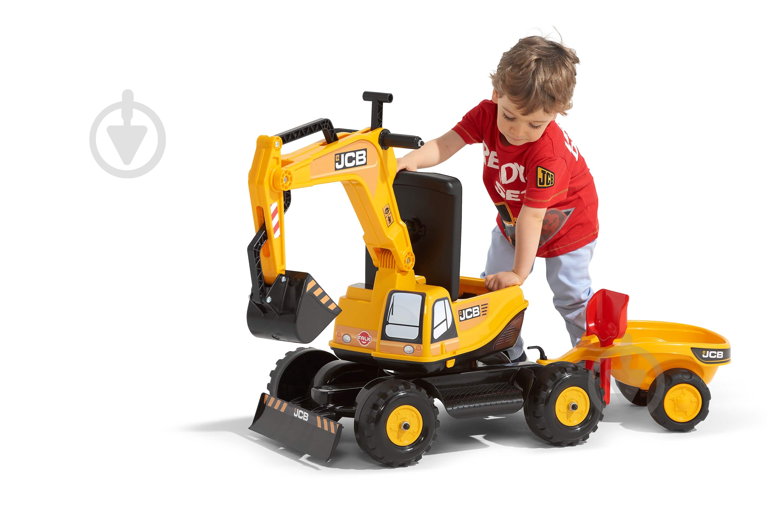 Екскаватор Falk 135A JCB жовтий 135A - фото 5