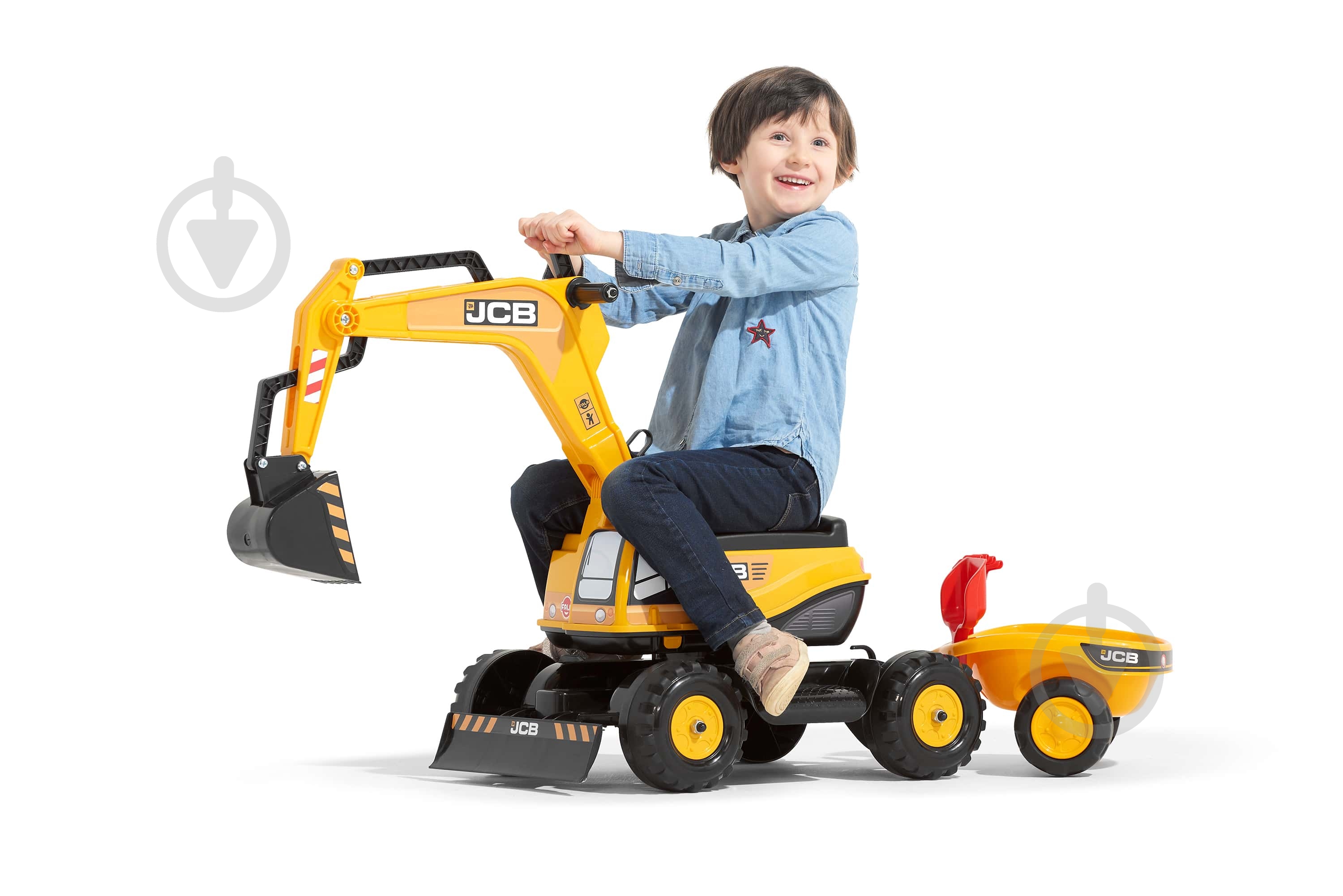 Екскаватор Falk 135A JCB жовтий 135A - фото 6