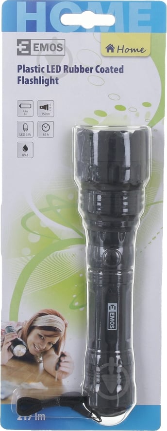 Ліхтар Emos P3828 чорний - фото 1