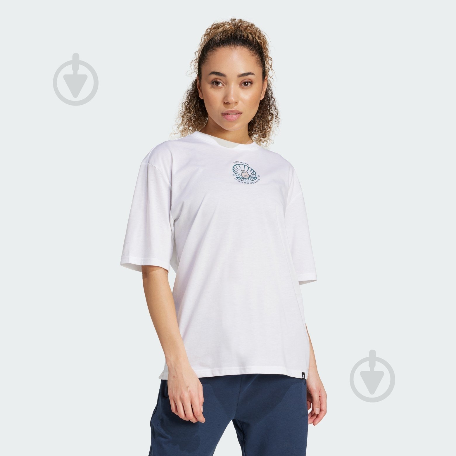 Футболка Adidas W STR G T JM8982 р.XS белый - фото 1 Футболка Adidas W STR G T JM8982 р.XS белый - фото 1