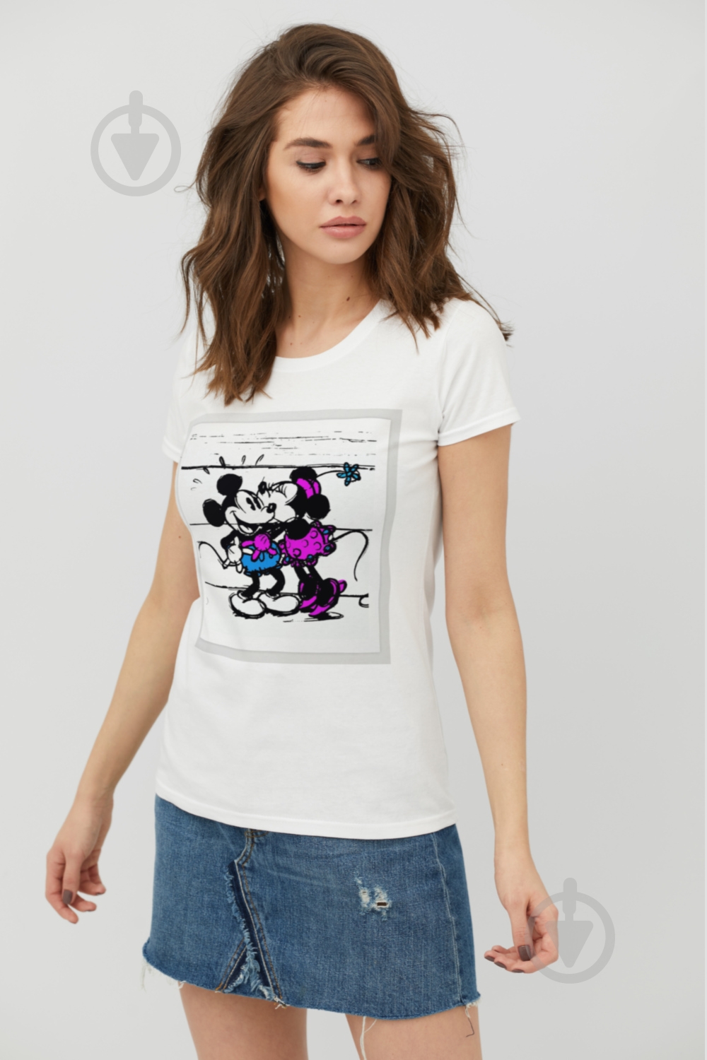 Футболка YAPPI Basic WW1304 р.S белый - фото 1