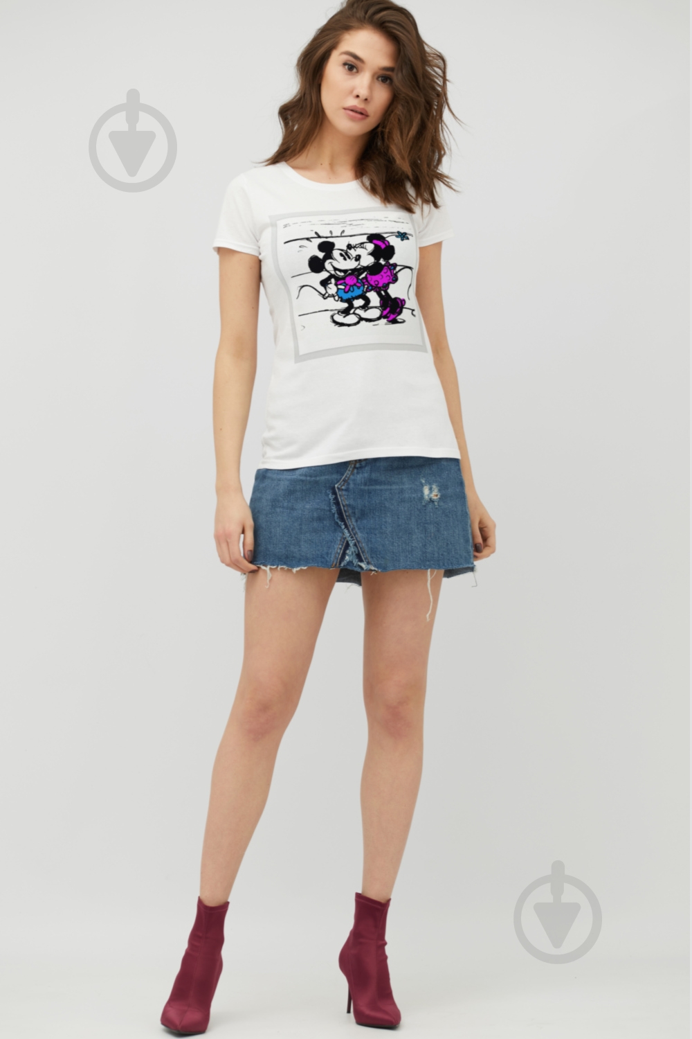 Футболка YAPPI Basic WW1304 р.S белый - фото 2