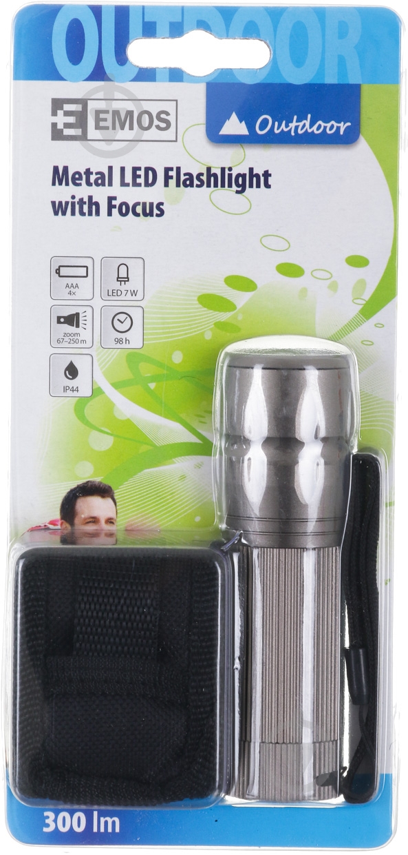 Фонарь Emos P3899 серый - фото 1