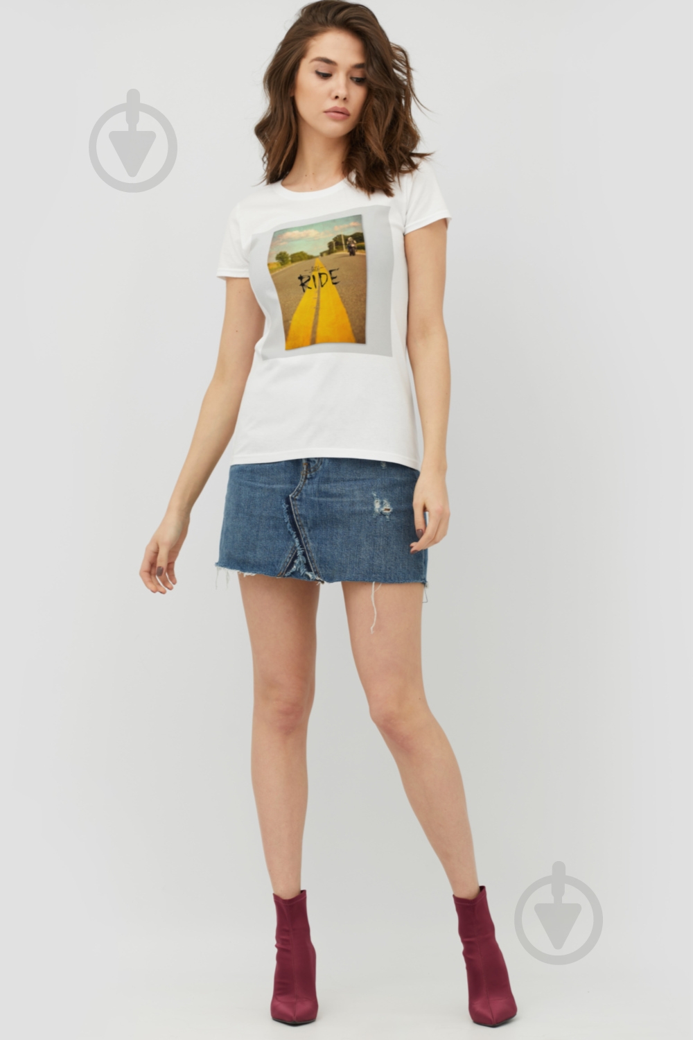 Футболка YAPPI Basic WW1222 р.S білий - фото 2