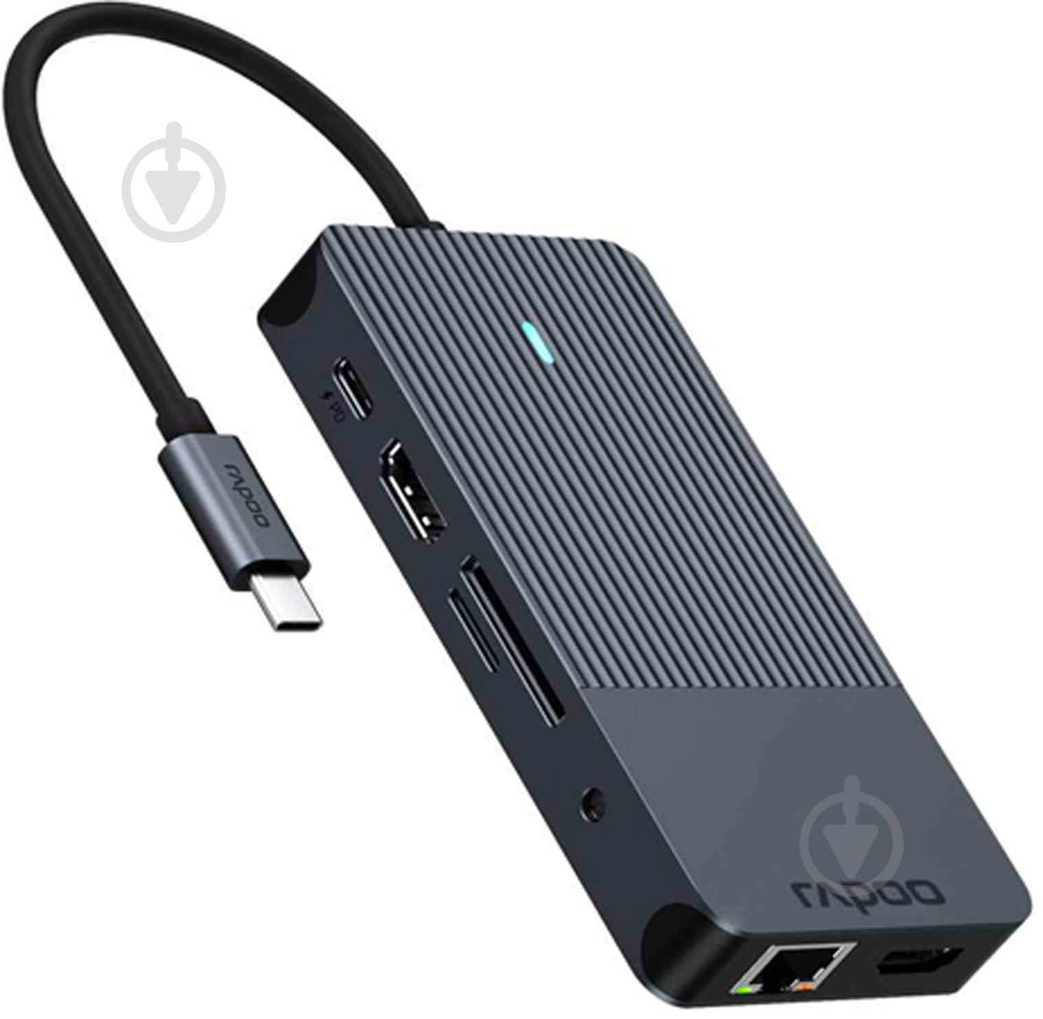 USB-хаб RAPOO USB-C UCM-2004 8 в 1 - фото 3
