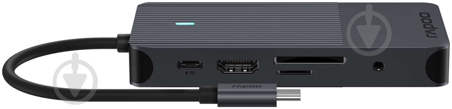USB-хаб RAPOO USB-C UCM-2004 8 в 1 - фото 4