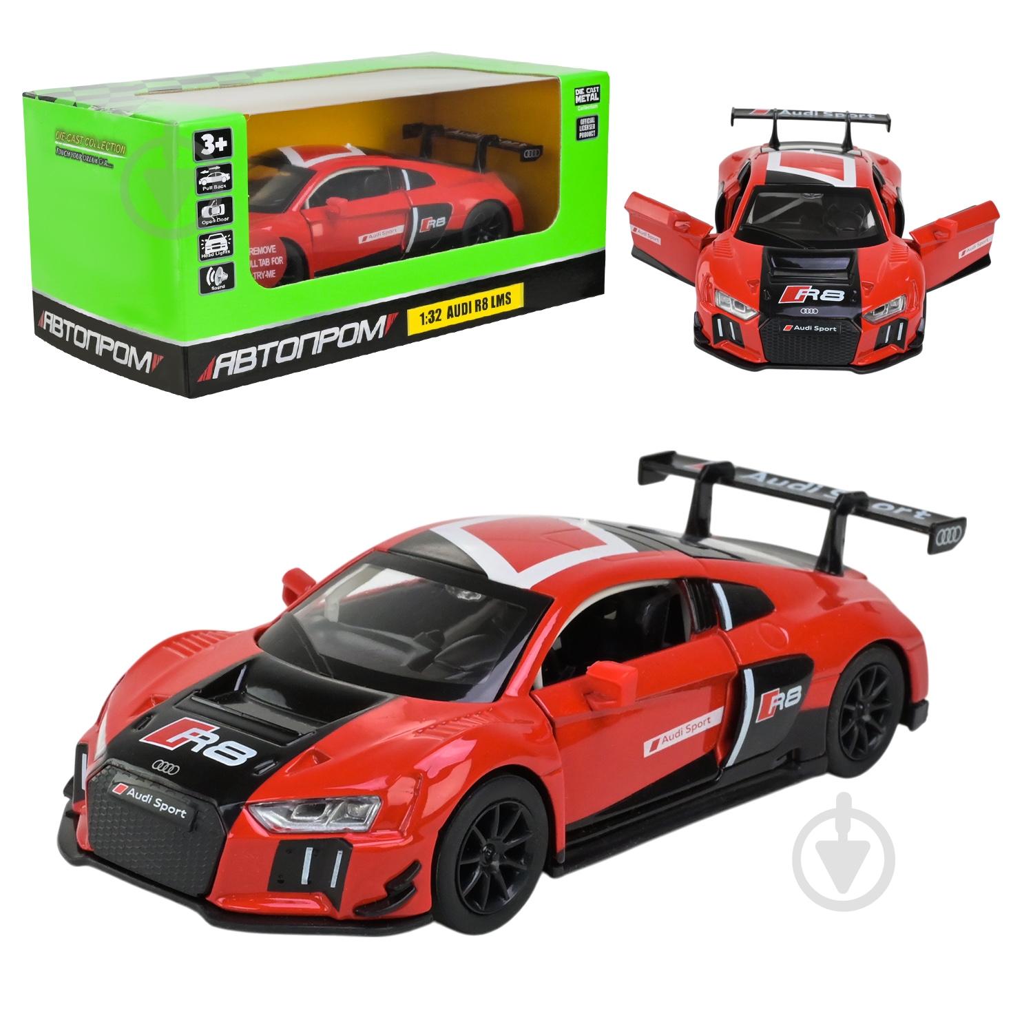 Машинка Автопром 1:32 68370 - фото 1 Машинка Автопром 1:32 68370 - фото 1