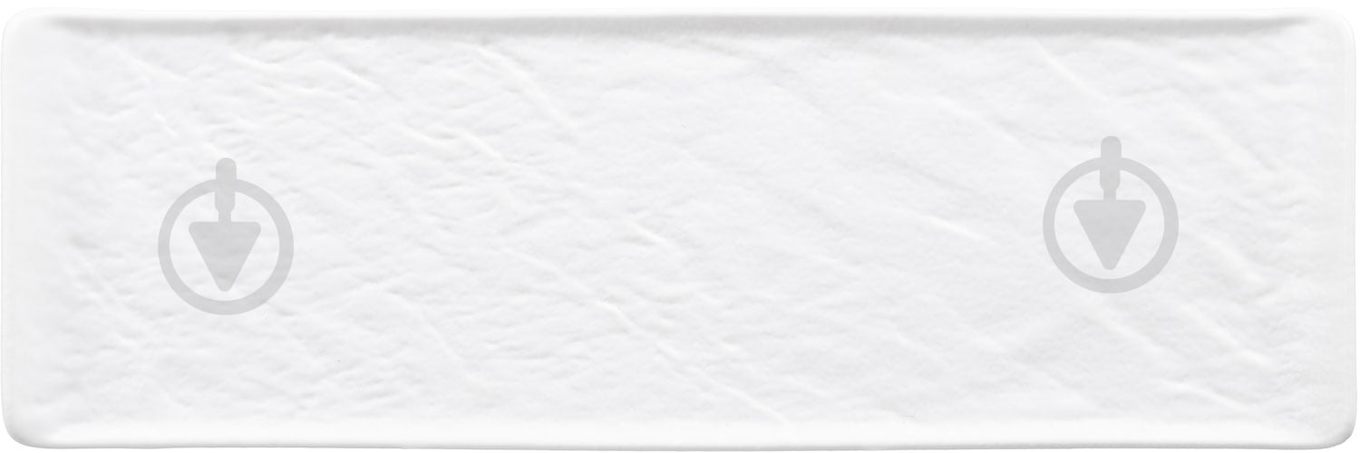 Блюдо сервировочное Fiora прямокутне Lavastone White Surf 30х10 см - фото 1 Блюдо сервировочное Fiora прямокутне Lavastone White Surf 30х10 см - фото 1