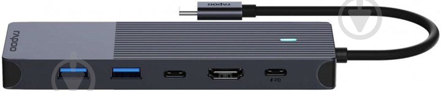 USB-хаб RAPOO USB-C UCM-2002 6 в 1 - фото 5