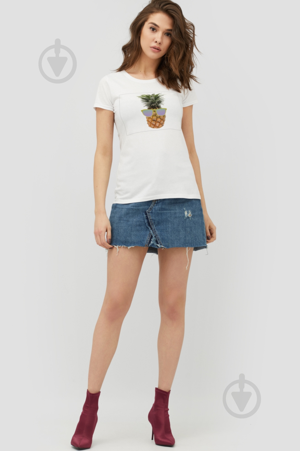 Футболка YAPPI Basic WW1281 р.M белый - фото 2