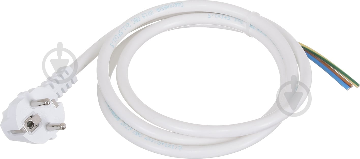 Кабель силовой Одескабель белый ПВС-ВП-2*1,5+1*1,5-250-10-16-1 - фото 1