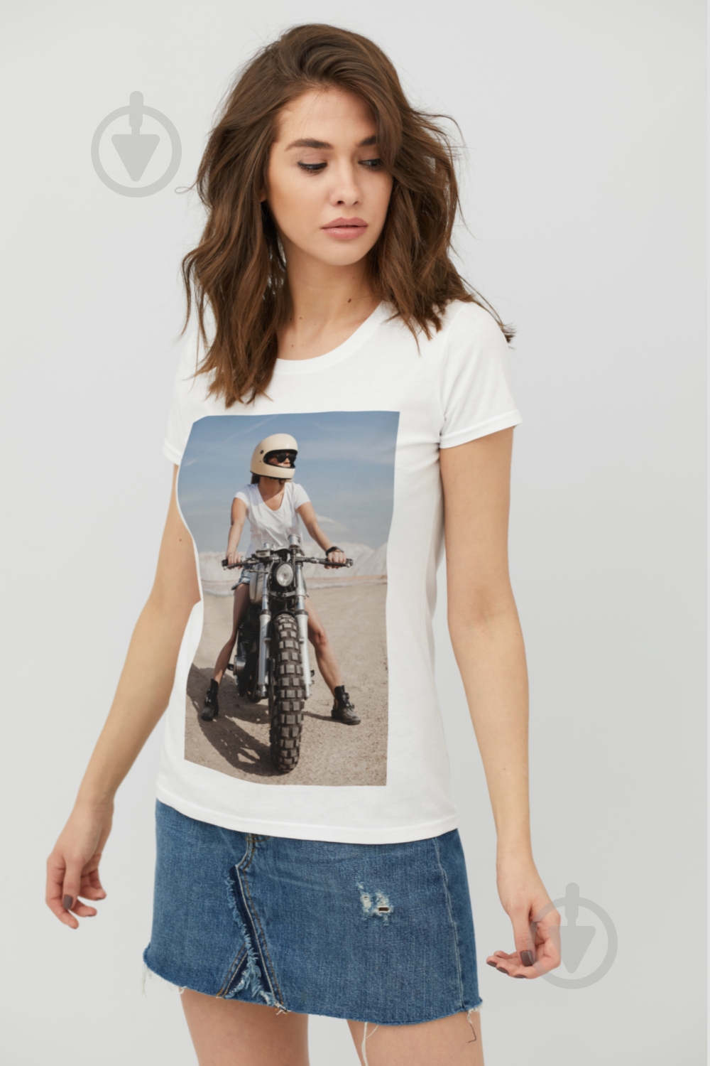 Футболка YAPPI Basic WW1227 р.S белый - фото 1