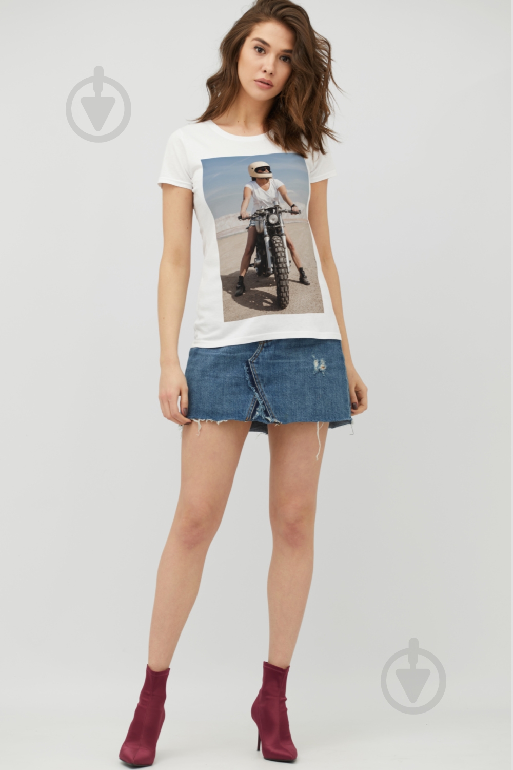 Футболка YAPPI Basic WW1227 р.S белый - фото 2