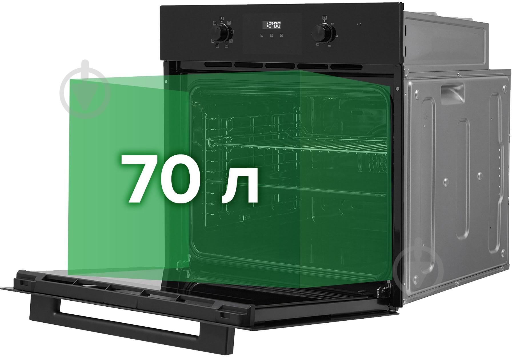 Комплект встраиваемой техники Interline Духовой шкаф OEG 581 ECR BA + Газовая варочная панель SGV 584 MCH BA + Вытяжка TEFFI SLIM BL A/60/GL/PB + Посудомоечная машина DWI 664 P1 TSH GA+ - фото 6