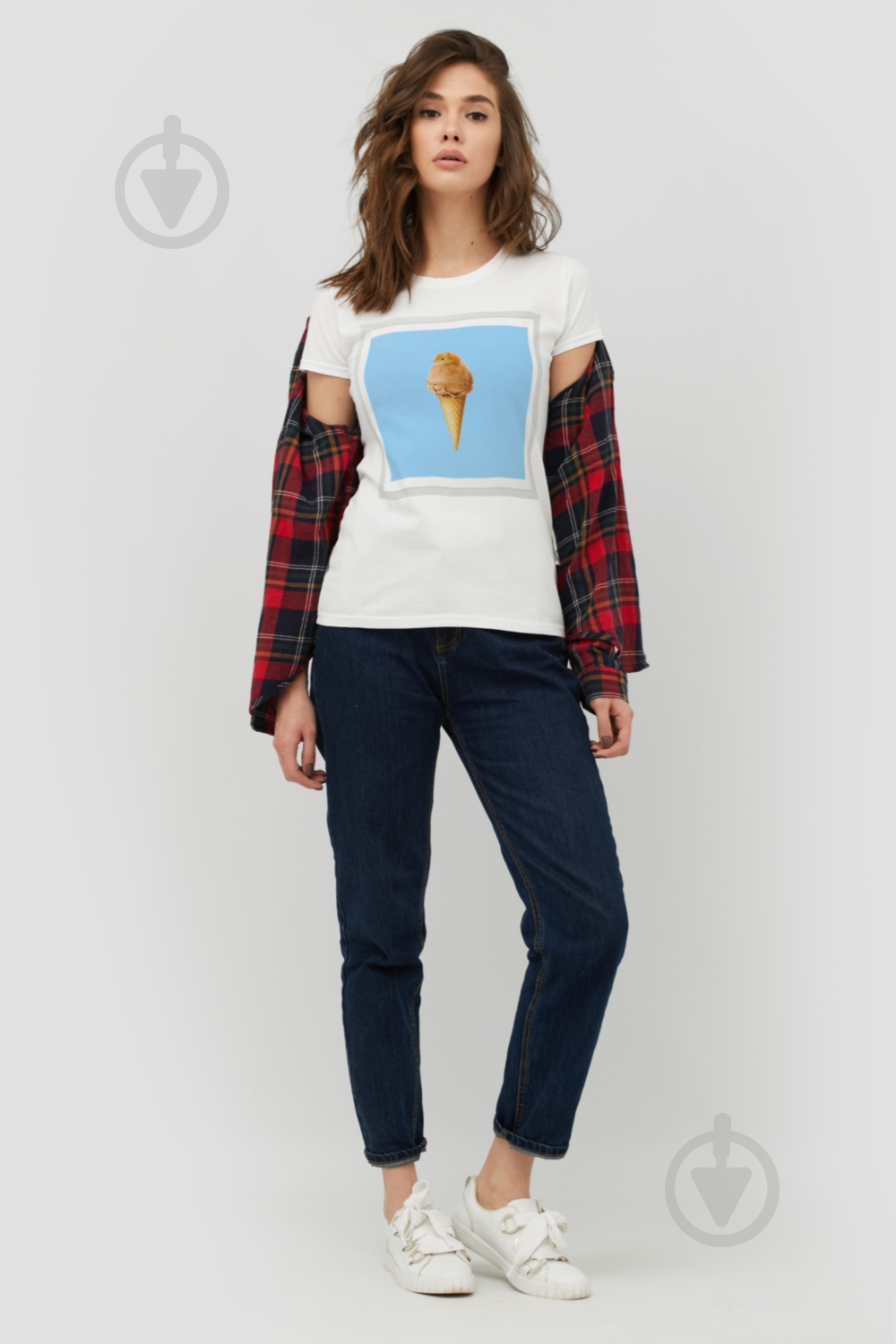 Футболка YAPPI Basic WW1279 р.S белый - фото 2