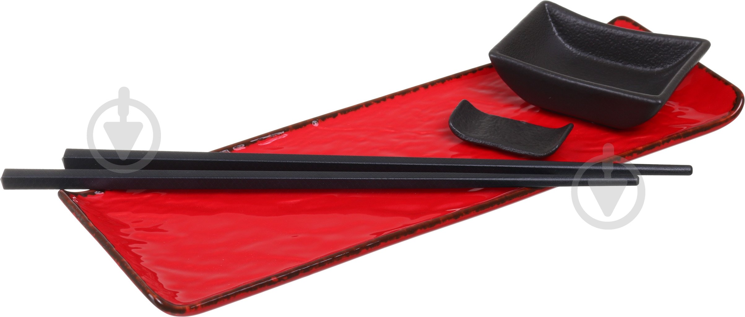 Набір для суші Fiora Kyoto Red порцеляна - фото 1