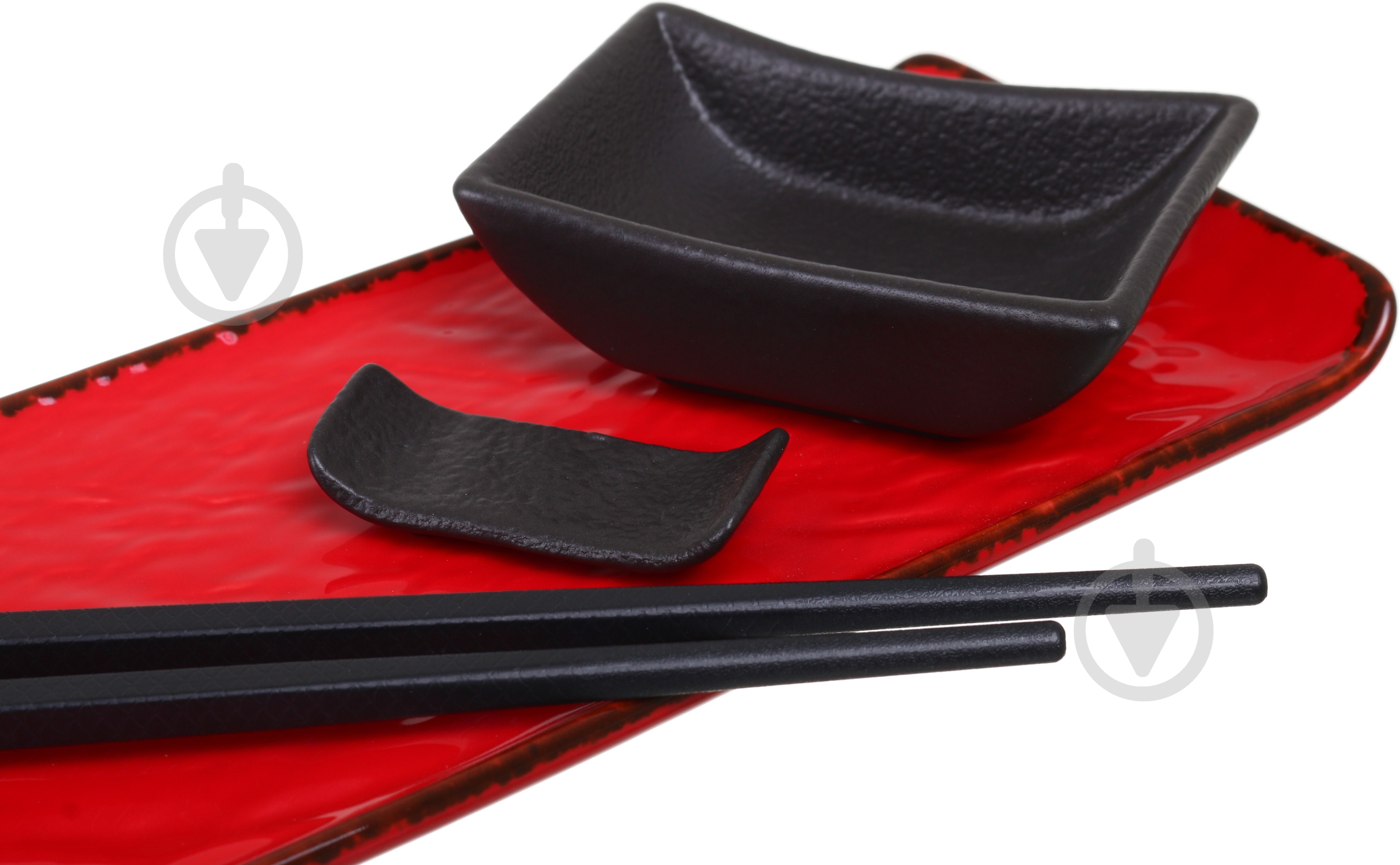 Набір для суші Fiora Kyoto Red порцеляна - фото 2