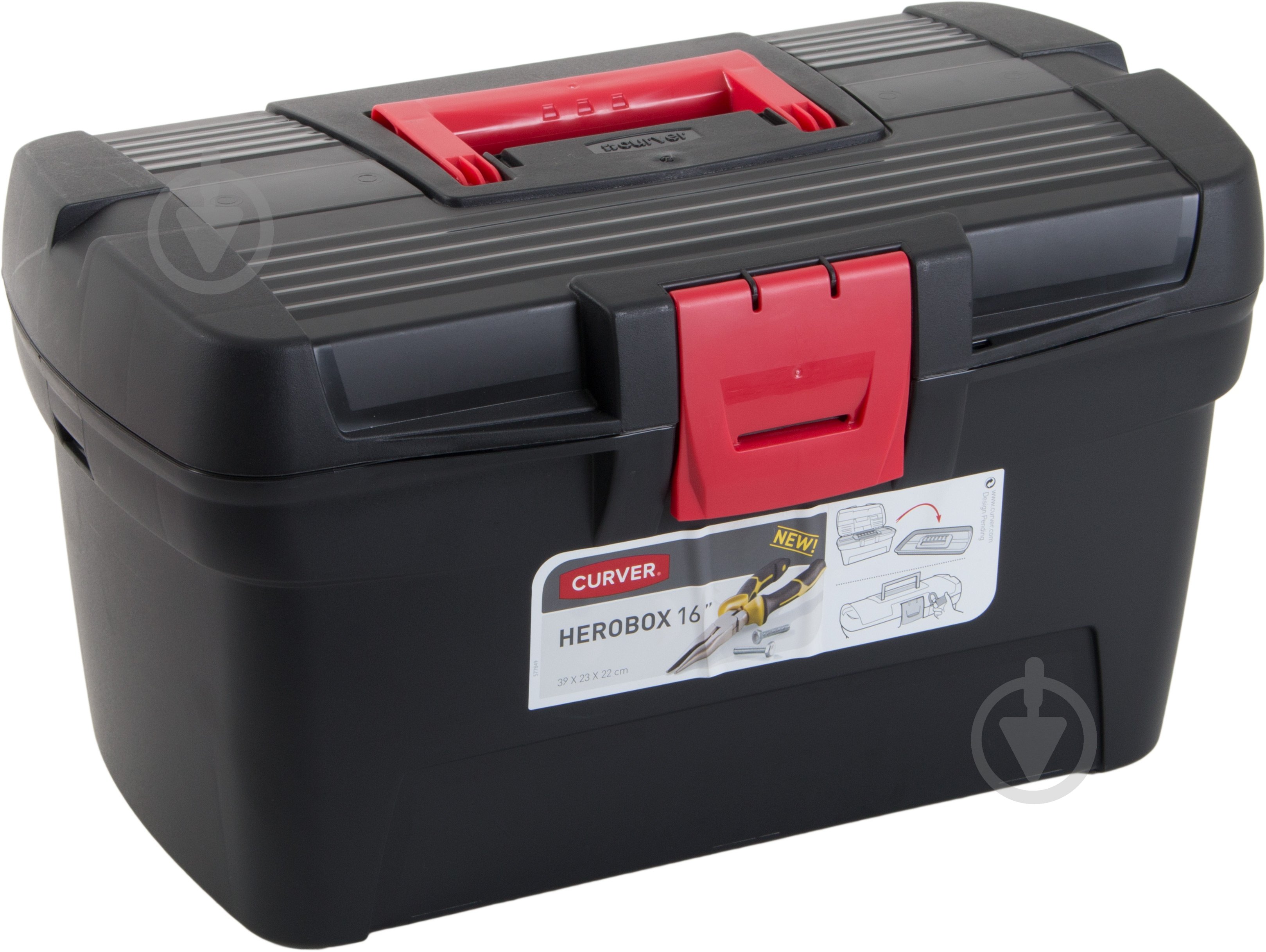 Ящик для ручного инструмента Пласт-Бокс 16" 16 Hero Box - фото 1